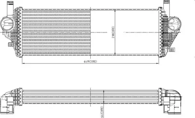 Zdjęcie produktu dla Intercooler Jeep Grand Cherokee 11- 3,0Crd
