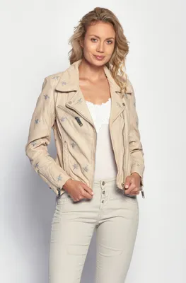 Produktbild von Maze Lederjacke Blackridge Damen cream S
