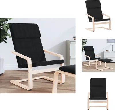 Obrázek produktu pro vidaXL Relax křeslo černá látka - Křeslo