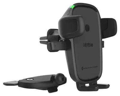 Obrázok produktu pre iOttie Easy One Touch 2, Auto, USB, 12 V, Bezdrôtové nabíjanie, Čierna
