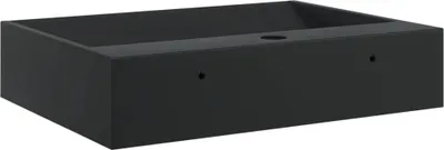 Zdjęcie produktu dla vidaXL Umywalka 50x38x11 cm Odlew mineralny/odlew marmurowy matowy czarny