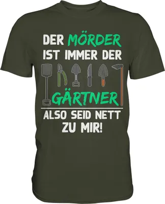 Produktbild von Gärtner T-Shirt Gartenarbeit Humor Lustiges Garten Geschenk – Urban Khaki / XXL