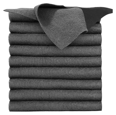 Obrázek produktu pro Balení 10 kusů silných, magických mikrovláknových utěrek – 40 x 30 cm – bez šmouh – opakovaně použitelné – do kuchyně, obývacího pokoje a auta