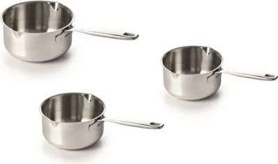 Produktbild von Serie von 3 edelstahl 16/18 / 20cm töpfen Beka 15026974