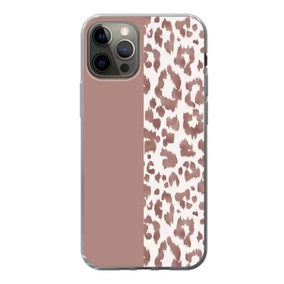 Produktbild von MuchoWow® Handyhülle Schutzhülle Hülle für iPhone 13 Pro Tiermuster - Rosa - Tiere Silikon Softcase Handy Hülle - Handy-Tasche