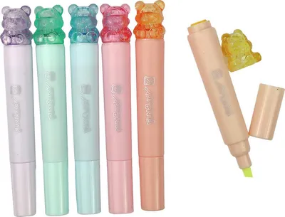 Produktbild von Mini zakreślacze z pieczątkami 6 kolorów