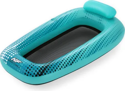 KRUMAD Wasserhängematte Aufblasbar - 115x65cm Schwimmliege Mit Netz