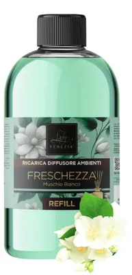 Immagine prodotto di Diffusore di fragranza, bastoncini profumati, nota di muschio bianco, 500 ml, per l'aromaterapia domestica