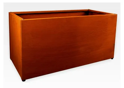 Produktbild von Designer Pflanzkübel Hochbeet aus Cortenstahl Kräuterbeet 80x40x40 cm