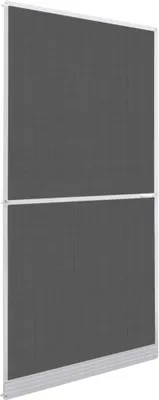 Zdjęcie produktu dla The Living Store Moskitiera z zawiasami do drzwi 100x215 cm biała