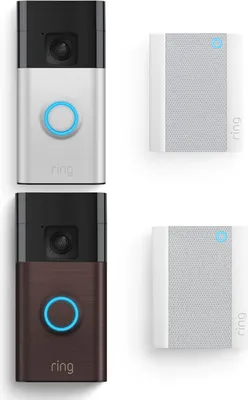 Obrázok produktu pre Ring 10406514, Čierna, Strieborná, Bezdrôtový, 2,4 GHz, 802.11b, 802.11g, Wi-Fi 4 (802.11n), 1440 x 1440 px, 150°