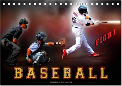 Produktbild von Baseball - Fight (Tischkalender 2025 DIN A5 quer), CALVENDO Monatskalender