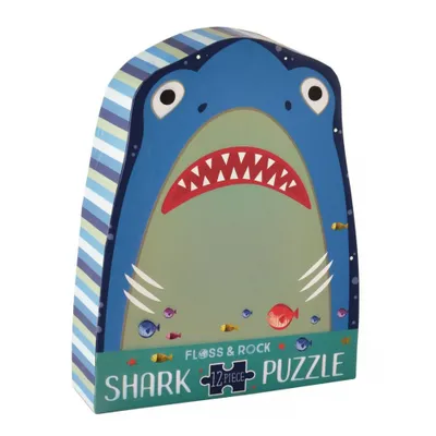 Zdjęcie produktu dla Puzzle rekin 12 elementów - (zabawka, puzzle)