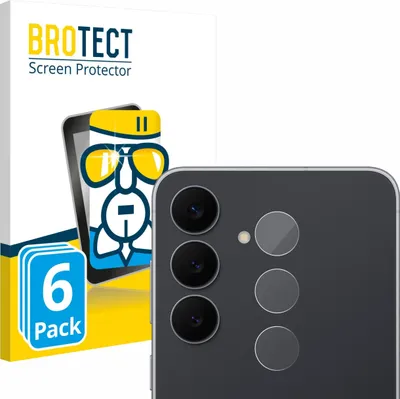 Produktbild von 6x BROTECT Schutzglas für Samsung Galaxy S25 FE (NUR Kameraschutz) Schutzfolie Panzer Folie Glas Display Schutz klar