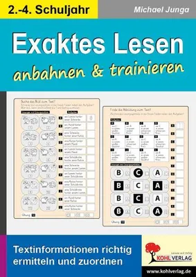 Obrázok produktu pre Exaktes Lesen anbahnen & trainieren