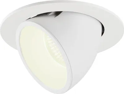 Produktbild von SLV 1006027 NUMINOS GIMBLE L, Deckeneinbauleuchte weiß 4000K 55°