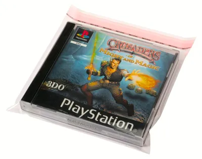 Produktbild von PlayStation 1 Schutzhüllen glasklar PS1 mit Klappe und Verschluss 25 Stück
