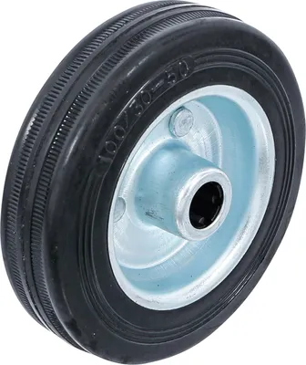 Produktbild von Vollgummi-Rad mit Stahlfelge, Ø 100 mm
