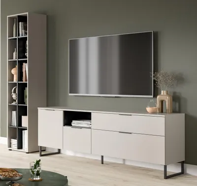 Produktbild von Wohnkombination Noida 1 | 2-teilig | Kaschmir / schwarz