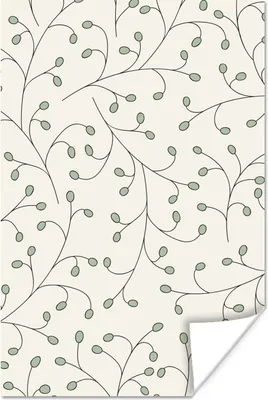 Produktbild von MuchoWow® Poster Muster - Natur - Zweig 40x60 cm - Plakate für die Wand - Poster Babyzimmer
