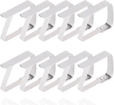 Zdjęcie produktu dla Zestaw aluminiowych uchwytów do obrusów