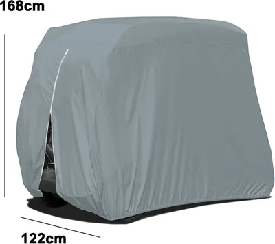 Immagine prodotto di INF Copertura per Golf Cart in Tessuto Oxford Grigio S