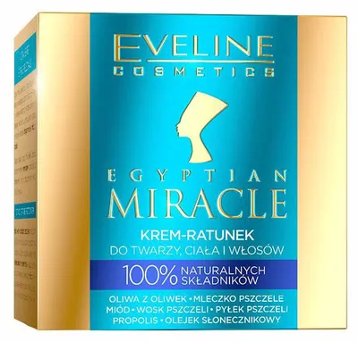 Produktbild von Eveline Cosmetics Egyptian Miracle – feuchtigkeitsspendende, beruhigende Körpercreme