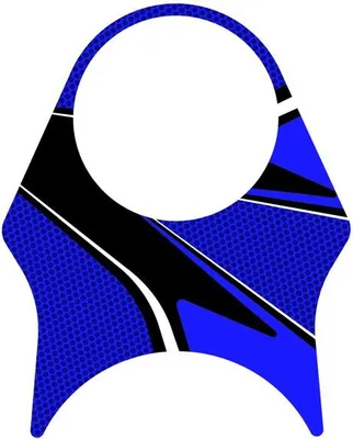 Produktbild von PUIG 9078A Radikal Yoke Protector  passend fuer SUZUKI SV650 Blau