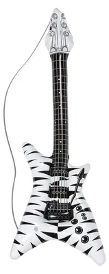Image de Guitare gonflable motif zèbre