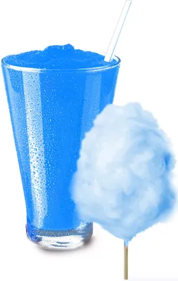 Image de Barbe à papa bleue Smoothie en poudre 333 g