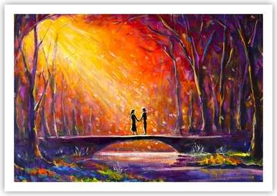Produktbild von Poster - Poster ohne Rahmen - Wald Baum Natur - 100x70 cm - Wand Bild - Wanddeko - Wandbilder - Kunstposter - Wandposter - Bilder - Kunstdruck - Wanddekoration - Wandbild - P2XAA100x70-3965