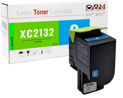 Produktbild von Lexmark XC2132 kompatibler Toner Cyan - C2132 XC2130 XC2132