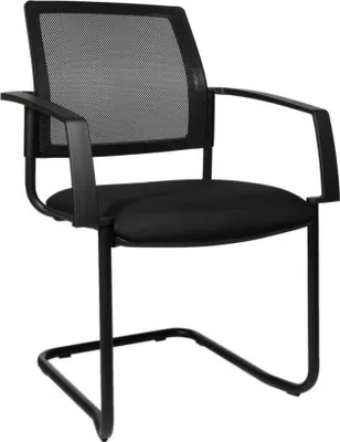 Produktbild von Topstar Besucherstühle BtoB 20 BB400A G200 schwarz Stoff, 2 St.
