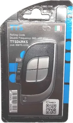 Produktbild von CAME TTSD4RKS 806TS 0230 4 Kanal Fernbedienung Rolling Code Dualfrequenz RollingCode