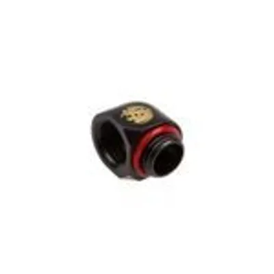 Produktbild von Bitspower Winkel 1/4 Zoll auf IG 1/4 Zoll - carbon black