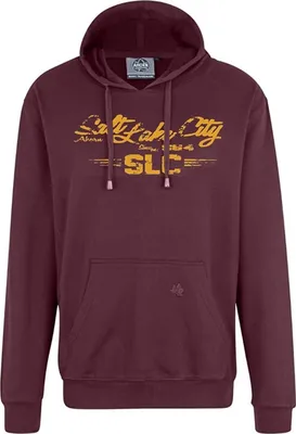 Produktbild von Übergrößen Kapuzen-Sweatshirt AHORN SPORTSWEAR SLC orange Maroon Red 10XL
