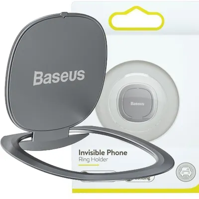 Produktbild von Baseus Invisible Phone Ringhalter, Silber
