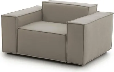 Produktbild von Lounge-Sessel Dbrogn, Lounge-Sessel, 100% Italy, Relaxsessel aus gepolstertem Stoff, Cm 160x95h70, Turteltaube