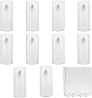 Productafbeelding van Zelfklevende Fotohaken - Plakstrips Ophangen - Decoratie Bevestigen - Zonder Boren - 10 Stuks - Wit