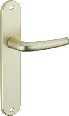 Image de Ensemble de poignées pour porte intérieure Maia sans trou, carré 7mm, entr'axes 195mm, couleur F2 - THIRARD