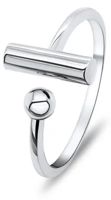 Produktbild von Minimalistischer Silberring RI037W