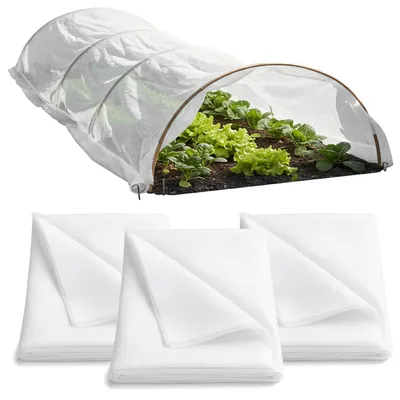 Productafbeelding van com-four® vliesdoek voor kassen, 22,5 m², geschikt voor planten, inclusief 3 vliesdoeken voor de winter, elk 7,5 m²