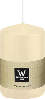 Produktbild von Stumpenkerze aus Paraffin, Bisquit, Wiedemann, 80/58 mm, Brenndauer ca. 29h