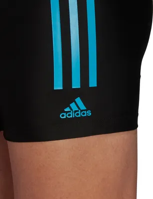 Produktbild von adidas Semi Badehose Herren im 3 Streifen Desing, Farbe:Schwarz, Größe:4