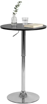Produktbild von CLP Stehtisch Lamoni 60 cm stufenlos höhenverstellbar 360° drehbar schwarz
