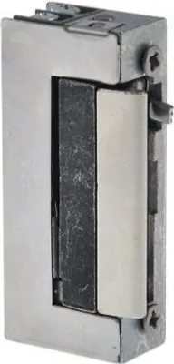 Zdjęcie produktu dla JiS 1420 Elektrozaczep 12-24V AC/DC (wymiary 67x16,5 mm), z blokadą