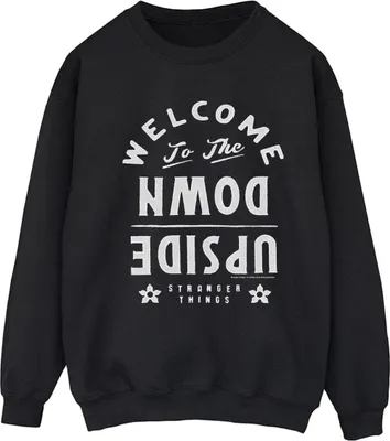 Produktbild von Netflix - "Stranger Things Welcome To The Upside Down" Sweatshirt für Damen BI36214 (M) (Schwarz)