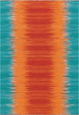 Produktbild von Sunset AE 8070 Orange / Blau 90cm x 160cm