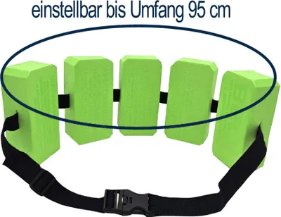 Produktbild von Schwimmgürtel 5Pads Sealife grün, 2-6 J.