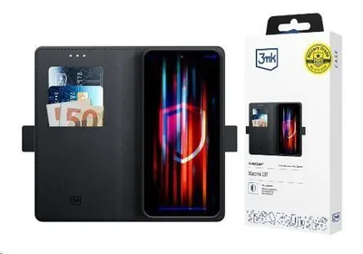 Zdjęcie produktu dla 3mk - Wallet Case etui ochronne na Samsung Galaxy S25 - czarne
